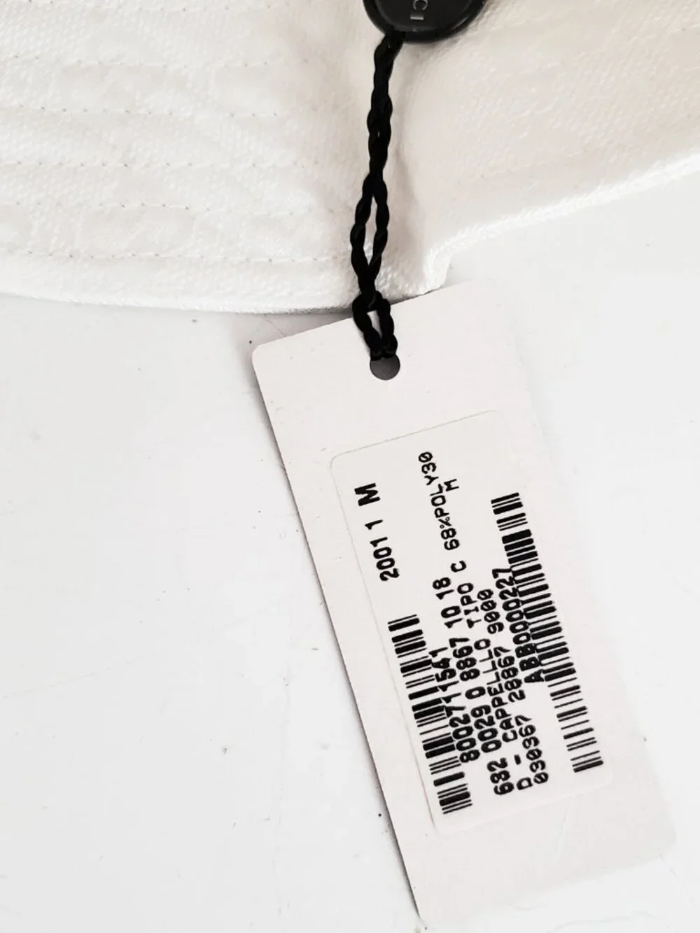 Gucci White GG Bucket Hat Vintage NWT Canvas Gold Hardware